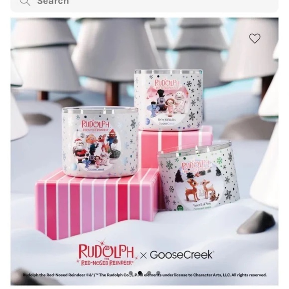Goose Creek Rudolph Candles Full Collection - Picture 1 of 9